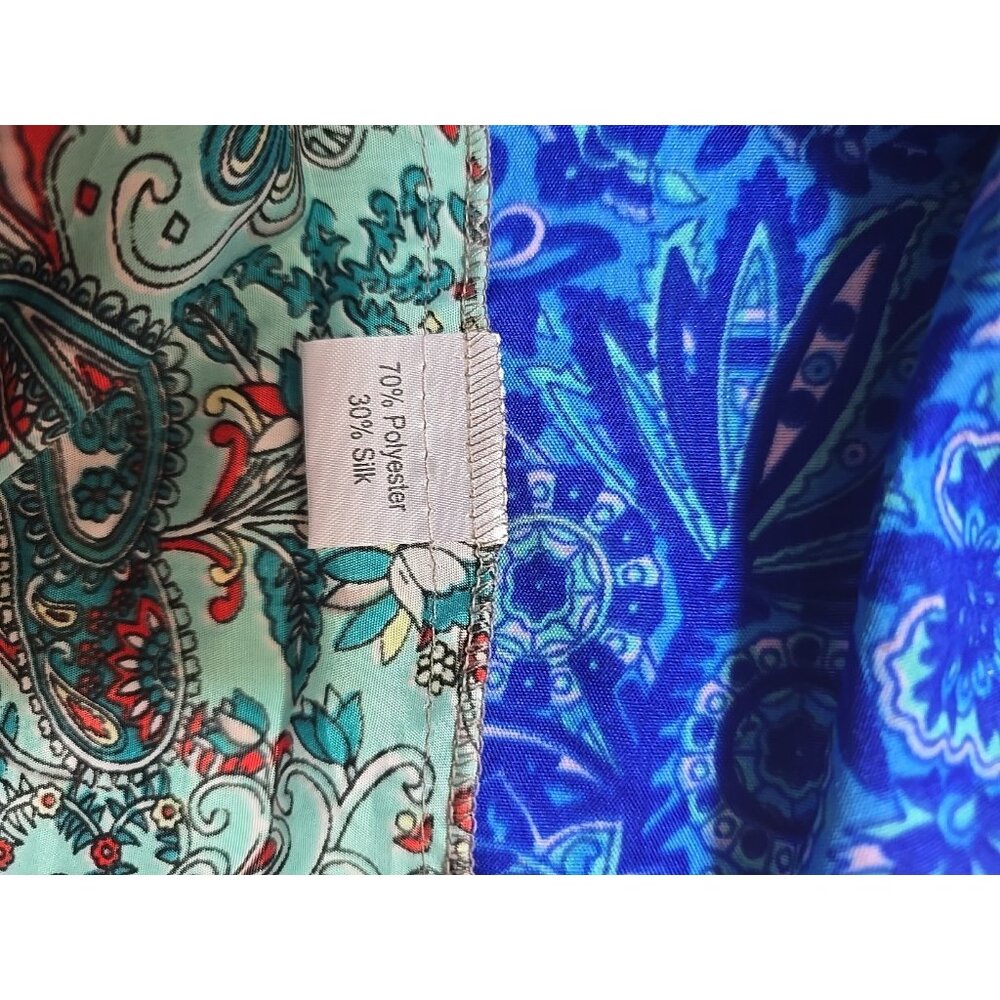 Patchwork print kimono Silk‎ Blend Tie short length  size S - Size XL New - Picture 9 of 16